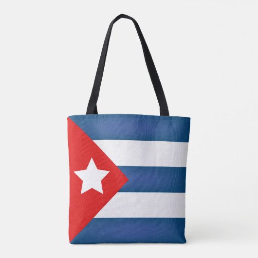 Tote Bag Drapeau cool Cuba (Dos)