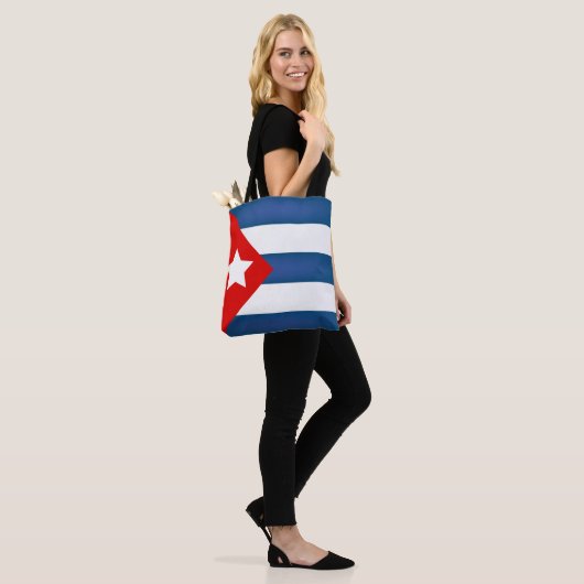 Tote Bag Drapeau cool Cuba (Sur le modèle)
