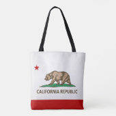 Tote Bag Drapeau cool De Californie (Dos)
