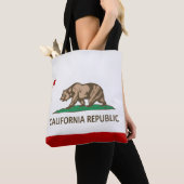 Tote Bag Drapeau cool De Californie (De près)