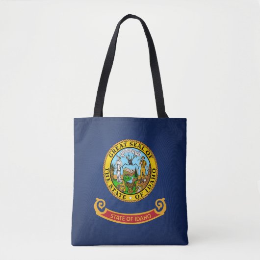 Tote Bag Drapeau cool De L'État De L'Idaho (Devant)