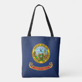 Tote Bag Drapeau cool De L'État De L'Idaho (Dos)