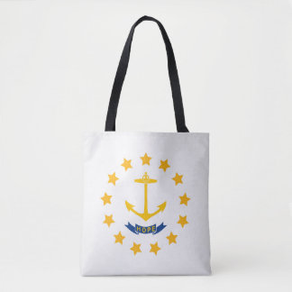 Tote Bag Drapeau cool De L'État De Rhode Island