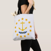 Tote Bag Drapeau cool De L'État De Rhode Island (De près)