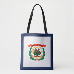 Tote Bag Drapeau cool De L'État De Virginie Occidentale