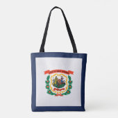 Tote Bag Drapeau cool De L'État De Virginie Occidentale (Dos)