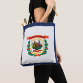 Tote Bag Drapeau cool De L'État De Virginie Occidentale (De près)