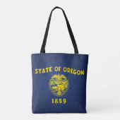 Tote Bag Drapeau cool De L'Oregon (Dos)