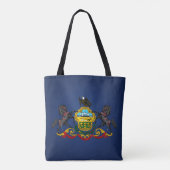 Tote Bag Drapeau cool De Pennsylvanie (Dos)