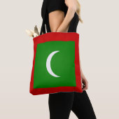 Tote Bag Drapeau cool des Maldives (De près)
