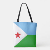 Tote Bag Drapeau cool Djibouti (Dos)