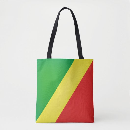 Tote Bag Drapeau cool Du Congo Mode (Devant)