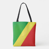 Tote Bag Drapeau cool Du Congo Mode (Dos)