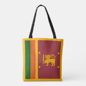 Tote Bag Drapeau Cool du Sri Lanka (Dos)