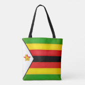 Tote Bag Drapeau Cool du Zimbabwe (Dos)