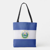 Tote Bag Drapeau cool El Salvador (Dos)
