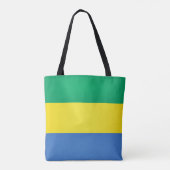 Tote Bag Drapeau cool Gabon Mode (Dos)
