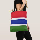 Tote Bag Drapeau Cool Gambie (De près)