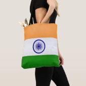 Tote Bag Drapeau cool Inde (De près)