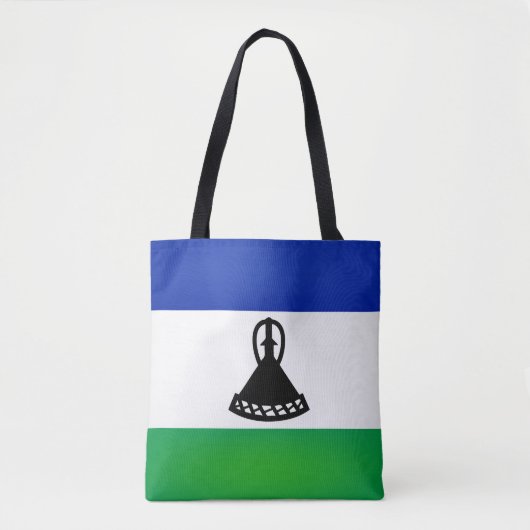Tote Bag Drapeau cool Lesotho (Devant)