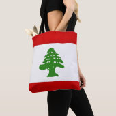 Tote Bag Drapeau cool Liban (De près)