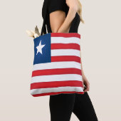 Tote Bag Drapeau cool Liberia (De près)