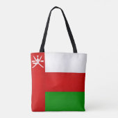 Tote Bag Drapeau cool Oman (Dos)