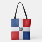 Tote Bag Drapeau cool République Dominicaine (Dos)