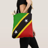 Tote Bag Drapeau cool Saint-Kitts-Et-Nevis (De près)