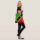 Tote Bag Drapeau cool Saint-Kitts-Et-Nevis (Sur le modèle)