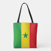 Tote Bag Drapeau cool Sénégal Mode (Dos)