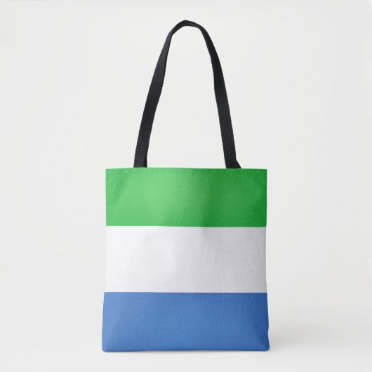 Tote Bag Drapeau cool Sierra Leone (Devant)