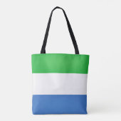 Tote Bag Drapeau cool Sierra Leone (Dos)