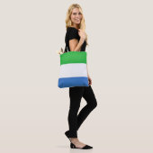 Tote Bag Drapeau cool Sierra Leone (Sur le modèle)