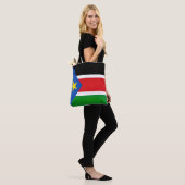 Tote Bag Drapeau cool Sud-Soudan (Sur le modèle)
