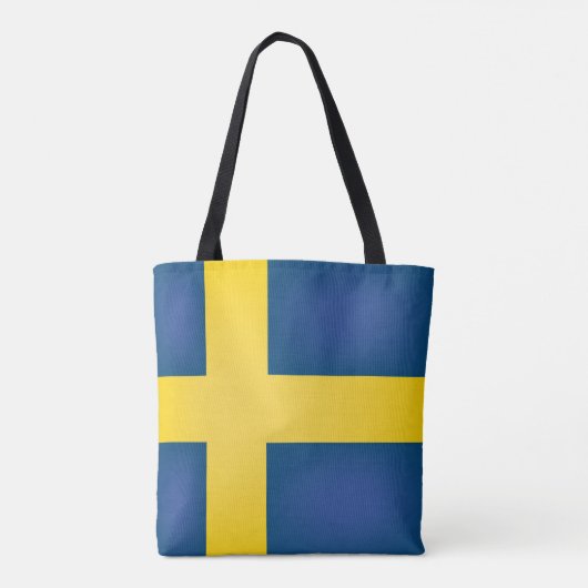 Tote Bag Drapeau cool Suède (Dos)