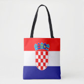 Tote Bag Drapeau croate (Devant)