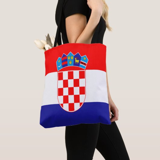 Tote Bag Drapeau croate (De près)