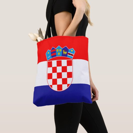 Tote Bag Drapeau Croate (De près)
