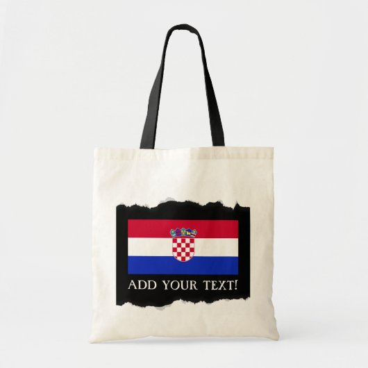 Tote Bag Drapeau croate (Devant)