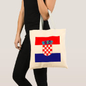 Tote Bag Drapeau Croatie (Devant (produit))