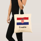 Tote Bag Drapeau Croatie (Devant (produit))