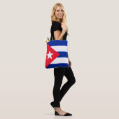 Tote Bag Drapeau Cuba (Sur le modèle)