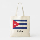 Tote Bag Drapeau Cuba (Dos)