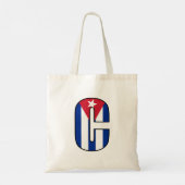 Tote Bag Drapeau cubain (Dos)