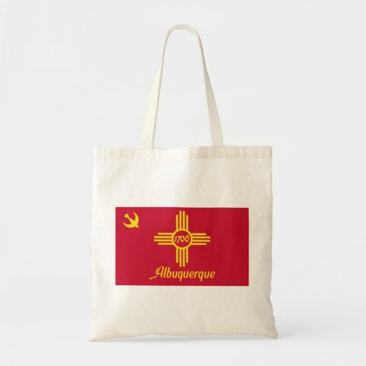 Tote Bag Drapeau d'Albuquerque (Nouveau-Mexique) (Devant)