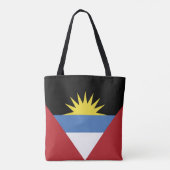Tote Bag Drapeau d'Antigua-et-Barbuda (Dos)