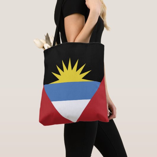 Tote Bag Drapeau d'Antigua-et-Barbuda (De près)