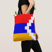 Tote Bag Drapeau d'Artsakh (Haut-Karabagh) (De près)