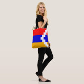 Tote Bag Drapeau d'Artsakh (Haut-Karabagh) (Sur le modèle)